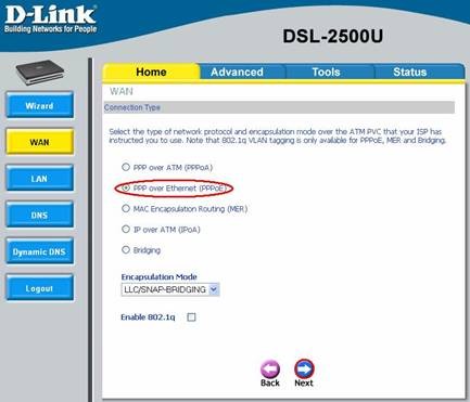 ADSL- D-Link 2500U. ,   